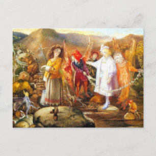 In Fairyland John Anster Fitzgerald Feiertagspostkarte