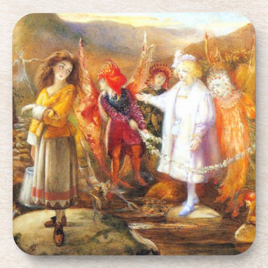 In Fairyland John Anster Fitzgerald Getränkeuntersetzer (Vorderseite)