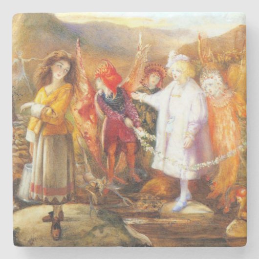 In Fairyland John Anster Fitzgerald Steinuntersetzer (Vorderseite)