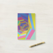 In Farbe verschwinden Post-it Klebezettel (Auf Schreibtisch)