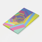 In Farbe verschwinden Post-it Klebezettel (angewinkelt)