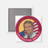 In Fauci vertrauen wir Magnet (Vorderseite/Rückseite)