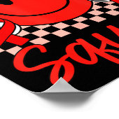 In February We Wear Red Chd Awareness Heart Diseas Poster (Ecke)