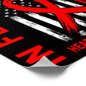 In February We Wear Red Little Boy Heart Disease A Poster (Ecke)