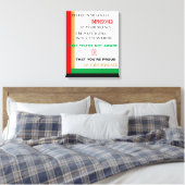 In Fesseln gepackte Leinwand (Insitu (Schlafzimmer))