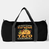 In Fitness - Taco - Funny Sarcastic Gym Duffle Bag (Vorderseite)