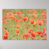 In Flandern bläst der Pfeffer Poster (Vorne)