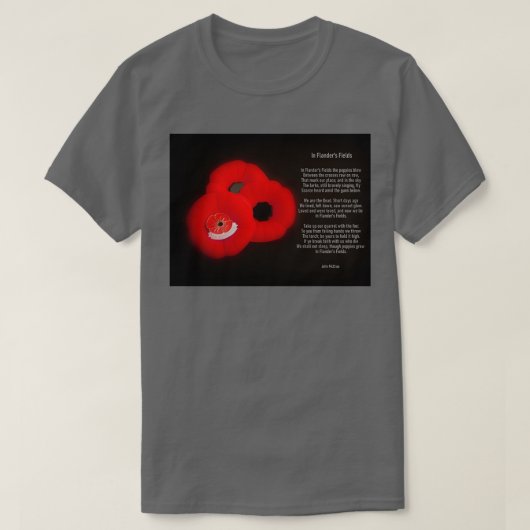 In Flandern gibt es lange Felder T-Shirt (Design vorne)