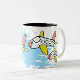 In Flight Zweifarbige Tasse