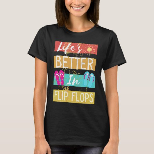 In Flip Flops 1 T-Shirt (Vorderseite)
