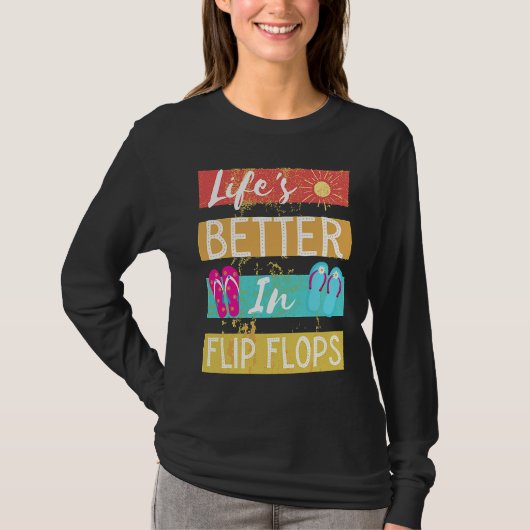 In Flip Flops 1 T-Shirt (Vorderseite)