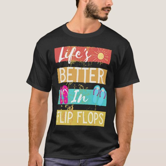 In Flip Flops 1 T-Shirt (Vorderseite)