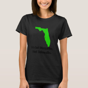 In Florida wir Salz Margarita nicht Sidewald Winte T-Shirt
