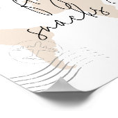 In Flugsnacks World Map Graduierungsparty Poster (Ecke)