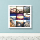 "In Flugzeug View" Leinwanddruck (Insitu (Holzboden))