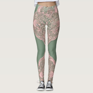 In Forest AI art Leggings