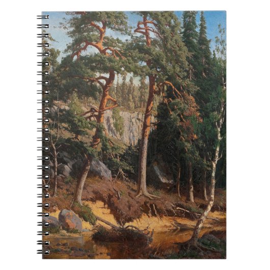 "In Forest"-Notizbuch Notizblock (Vorderseite)