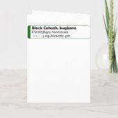 In Friendship's Fragrande Garden Blume Zitat Karte (Rückseite)