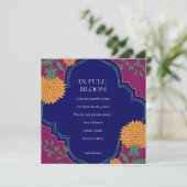 In Full Bloom Feiertagskarte (Stehend Vorderseite)