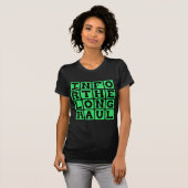 In für die lange Haul, gewidmet T-Shirt (Vorne ganz)