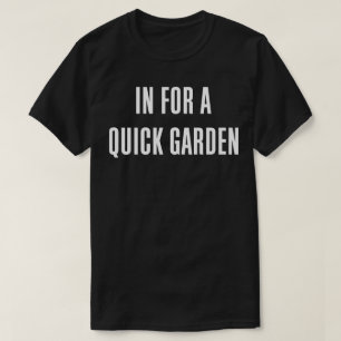 In für einem schneller Garten-Felsen-Slogan-Retro T-Shirt