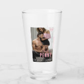 In für einen Penny Drink Glass Glas (Rückseite)