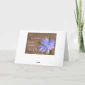 In Gedanken bin ich immer bei Dir! Karte (Rückseite)