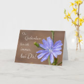 In Gedanken bin ich immer bei Dir! Karte (Gelbe Blume)