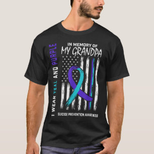 In Gedenken an Großvater Suizid-Bewusstseins-Präve T-Shirt