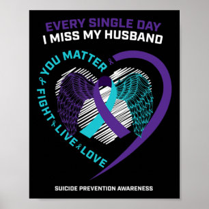 In Gedenken an meinen liebevollen Ehemann Selbstmo Poster