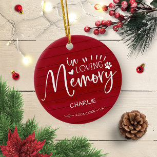 In Gedenken Katzen- oder Hundedenkmal Foto Keramik Ornament