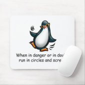 In Gefahr oder im Zweifel Mousepad (Mit Mouse)