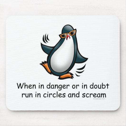 In Gefahr oder im Zweifel Mousepad (Vorne)