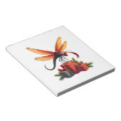 In Geschenkpapier eingewickelte Libelle Notizblock (angewinkelt)