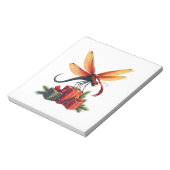 In Geschenkpapier eingewickelte Libelle Notizblock (Rotiert)