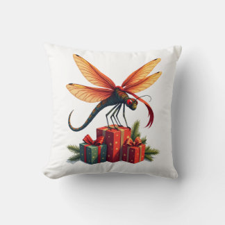 In Geschenkpapier verpackte Libelle Kissen