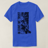 In Gewehren vertrauen wir der Freiheit Lady USA Fl T-Shirt (Design vorne)