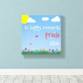 In glücklichen Momenten Leinwanddruck (Insitu (Holzboden))