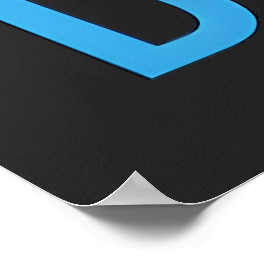 In God We Trust All Others Bring Data Lean Quote Poster (Ecke)