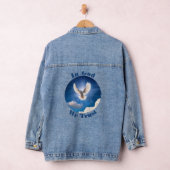 "In God we Trust" dekorative Denim Jacket Jeansjacke (Hangar)