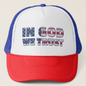 In God We Trust Hat Truckerkappe (Vorderseite)