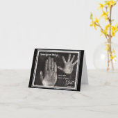 In Gods Hands Inspiration LDS Notecard Karte (Gelbe Blume)