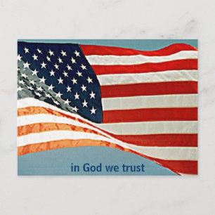 in Godwetrust Postkarte