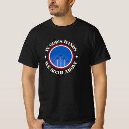 IN GOTT"S HÄNDEN BEGINNEN WIR ÜBER DEM PATRIOTISCH T-Shirt