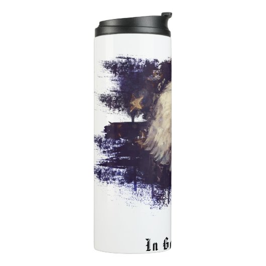 *~* In Gott vertrauen wir AP16 Bacd EAGLE Patrioti Thermosbecher (Nach links gedreht)