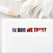 IN GOTT VERTRAUEN WIR DAS ETIKETT (Insitu)