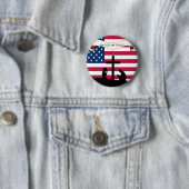 In Gott vertrauen wir dem Gebet für Amerika Pinbac Button (Beispiel)