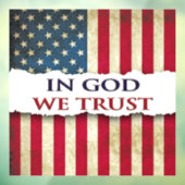 In Gott vertrauen wir dem Glauben, der Freiheit un Fensteraufkleber (Blatt 3)