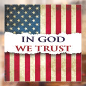 In Gott vertrauen wir dem Glauben, der Freiheit un Fensteraufkleber (Blatt 2)