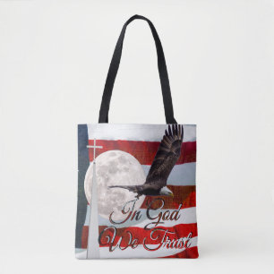 In Gott vertrauen wir der Totasche Tasche